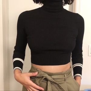 Crop Turtleneck